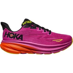 HOKA Women's Pink and Orange Running Shoes